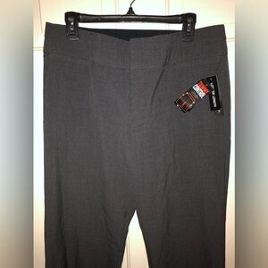 AB Studio Trouser pants, magic waist NWT Size 12L charcoal color BUNDLE2SAVE$$$$